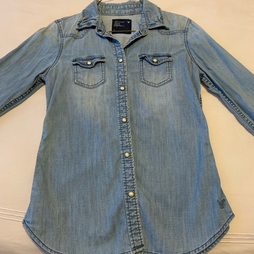 🔹Blue Jean Top🔹